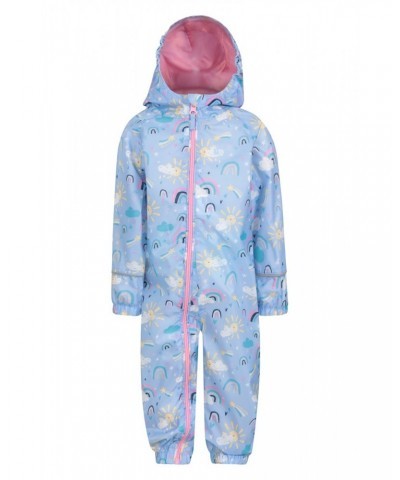 Puddle Kids Printed Waterproof Rain Suit Lilac $20.99 Babywear