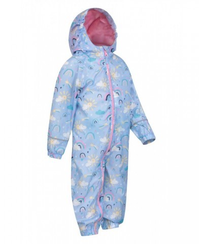 Puddle Kids Printed Waterproof Rain Suit Lilac $20.99 Babywear