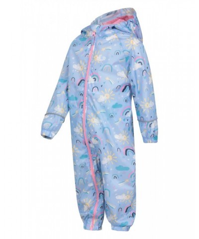 Puddle Kids Printed Waterproof Rain Suit Lilac $20.99 Babywear