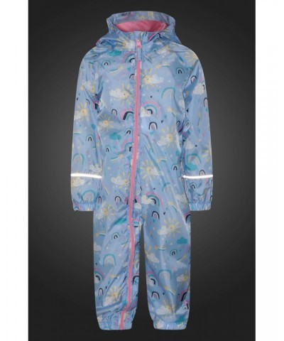 Puddle Kids Printed Waterproof Rain Suit Lilac $20.99 Babywear