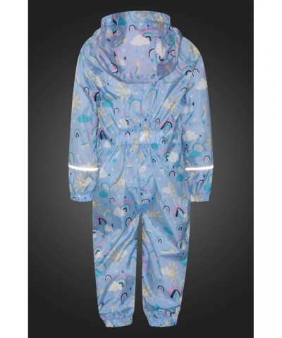 Puddle Kids Printed Waterproof Rain Suit Lilac $20.99 Babywear