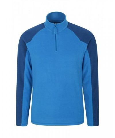 Ashbourne Mens Half-Zip Fleece Navy $13.74 Fleece