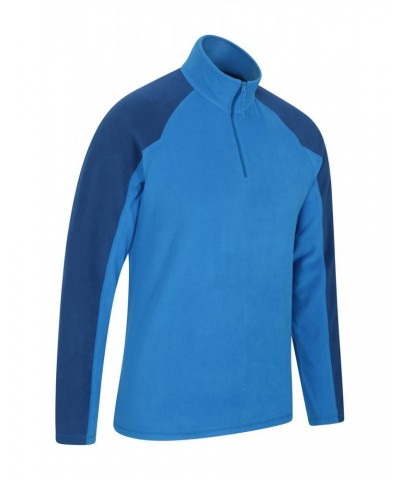 Ashbourne Mens Half-Zip Fleece Navy $13.74 Fleece