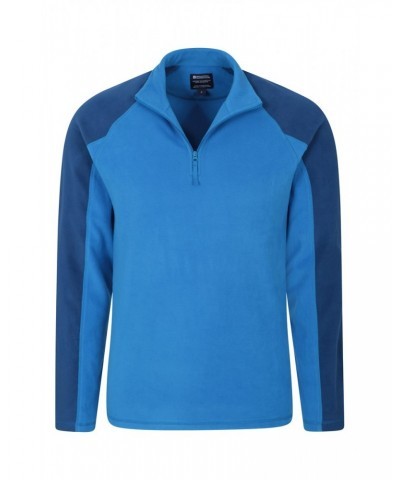 Ashbourne Mens Half-Zip Fleece Navy $13.74 Fleece