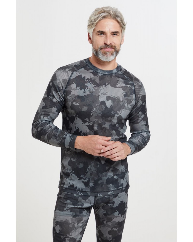 Talus Mens Printed Thermal Top Camouflage $13.33 Thermals