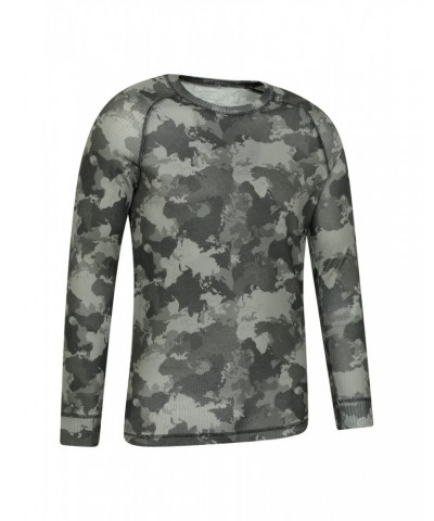 Talus Mens Printed Thermal Top Camouflage $13.33 Thermals