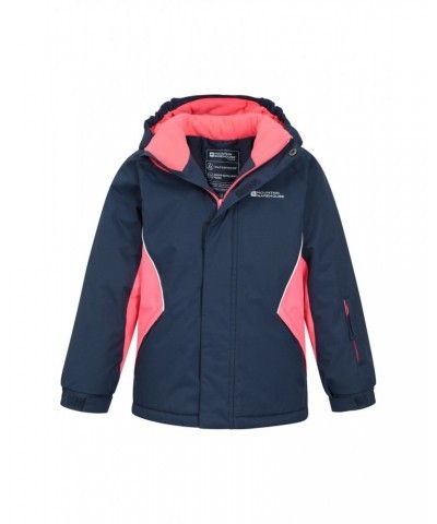 Kids Ski Jacket and Pant Set Dark Blue $38.34 Jackets