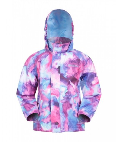 Kids Printed Waterproof Set Purple $23.00 Jackets