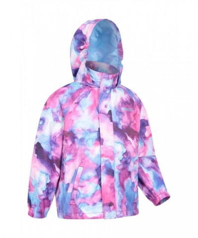 Kids Printed Waterproof Set Purple $23.00 Jackets