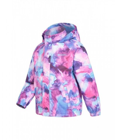 Kids Printed Waterproof Set Purple $23.00 Jackets