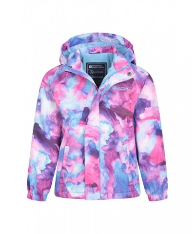 Kids Printed Waterproof Set Purple $23.00 Jackets