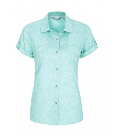 Coconut Womens Short Sleeve Shirt Mint $14.24 Tops