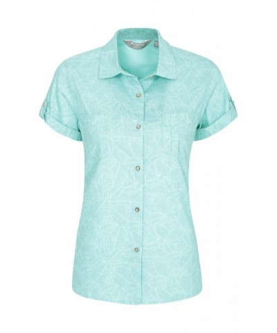 Coconut Womens Short Sleeve Shirt Mint $14.24 Tops