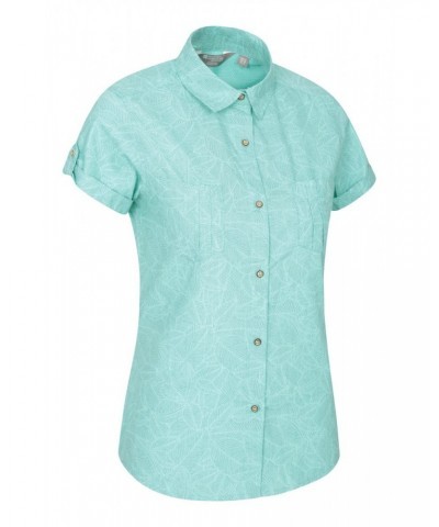 Coconut Womens Short Sleeve Shirt Mint $14.24 Tops