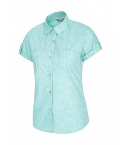 Coconut Womens Short Sleeve Shirt Mint $14.24 Tops