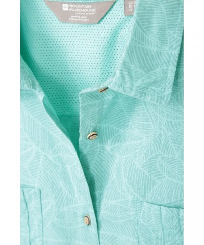 Coconut Womens Short Sleeve Shirt Mint $14.24 Tops