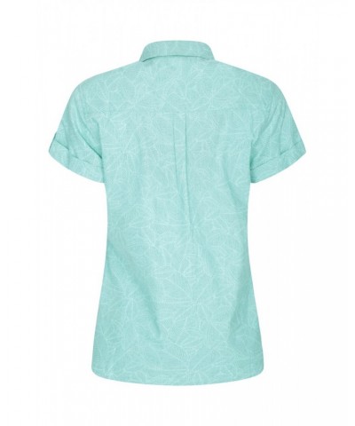 Coconut Womens Short Sleeve Shirt Mint $14.24 Tops