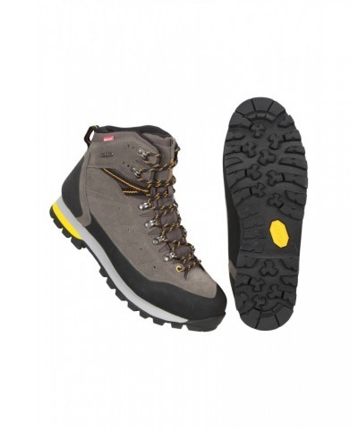 Ultra Peak Mens Waterproof Boots Grey $58.29 Footwear