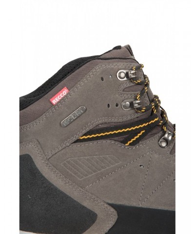 Ultra Peak Mens Waterproof Boots Grey $58.29 Footwear