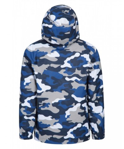 Atom Printed Waterproof 3-in-1 Kids Jacket Blue $24.00 Jackets