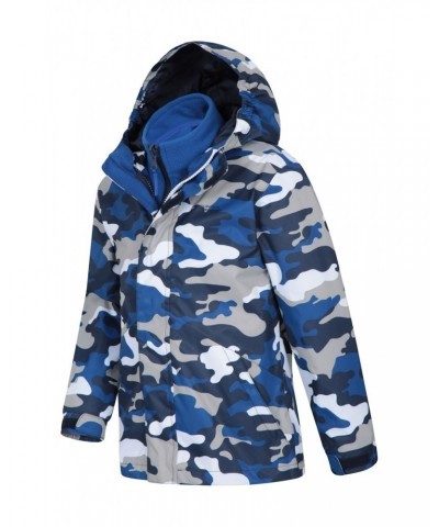 Atom Printed Waterproof 3-in-1 Kids Jacket Blue $24.00 Jackets