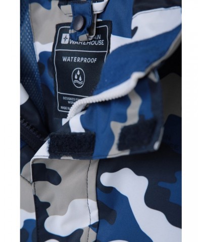 Atom Printed Waterproof 3-in-1 Kids Jacket Blue $24.00 Jackets