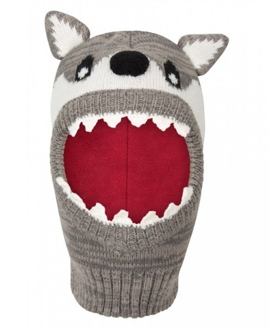 Character Kids Fleece Lined Balaclava Light Grey $18.80 Accessories