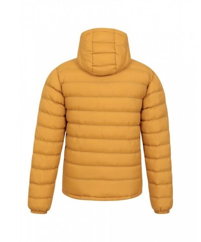 Seasons Mens Fur-Lined Insulated Jacket Mustard $27.50 Jackets