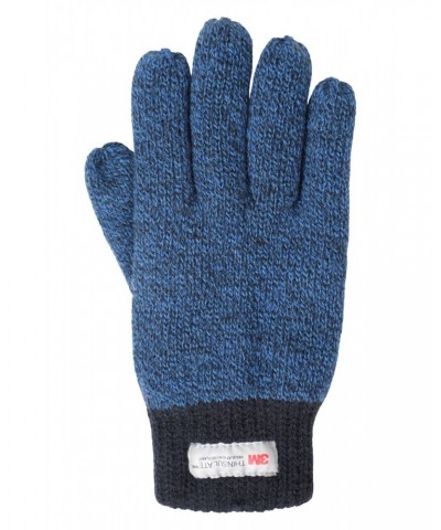 Kids Two-Tone Melange Thinsulate™ Gloves Navy $10.07 Accessories