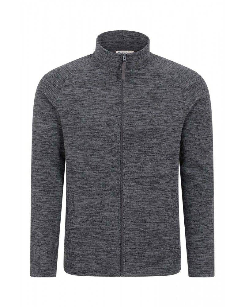 Snowdon II Mens Full-Zip Fleece Jacket Dark Grey $22.19 Fleece