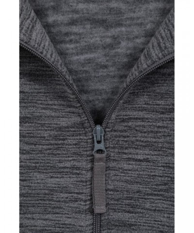 Snowdon II Mens Full-Zip Fleece Jacket Dark Grey $22.19 Fleece