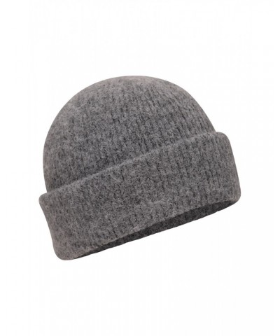 Soft Rib Mens Recycled Beanie Grey $11.20 Accessories