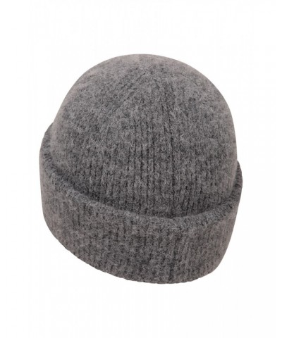 Soft Rib Mens Recycled Beanie Grey $11.20 Accessories