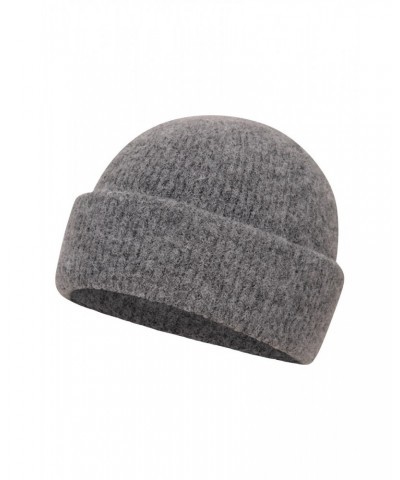 Soft Rib Mens Recycled Beanie Grey $11.20 Accessories