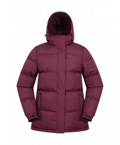 Snow Womens Insulated Jacket Burgundy $34.30 Jackets