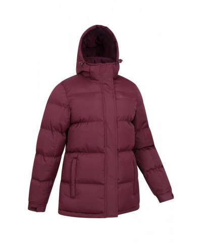 Snow Womens Insulated Jacket Burgundy $34.30 Jackets