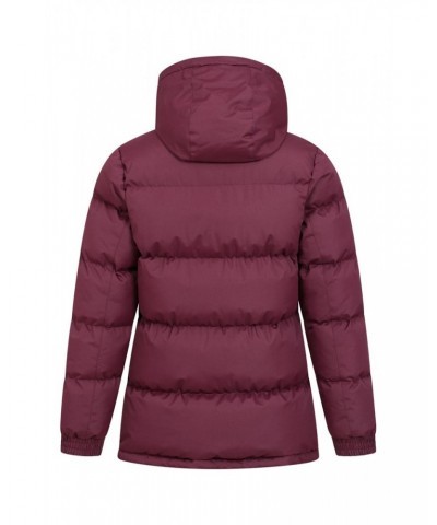 Snow Womens Insulated Jacket Burgundy $34.30 Jackets