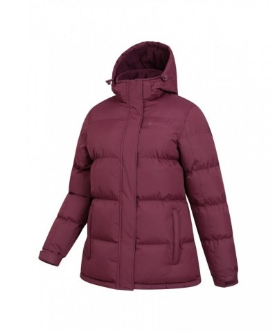 Snow Womens Insulated Jacket Burgundy $34.30 Jackets