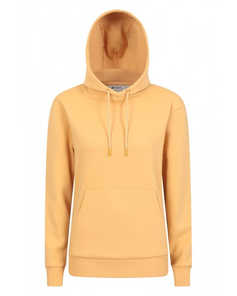 Retreat Womens Hoodie Soft Yellow $17.15 Tops