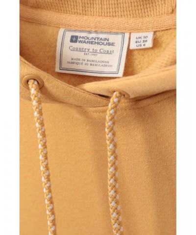 Retreat Womens Hoodie Soft Yellow $17.15 Tops