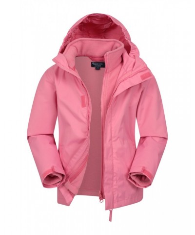 Fell Water-resistant Kids 3 in 1 Jacket Light Pink $23.32 Jackets