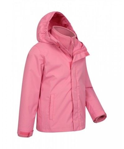 Fell Water-resistant Kids 3 in 1 Jacket Light Pink $23.32 Jackets