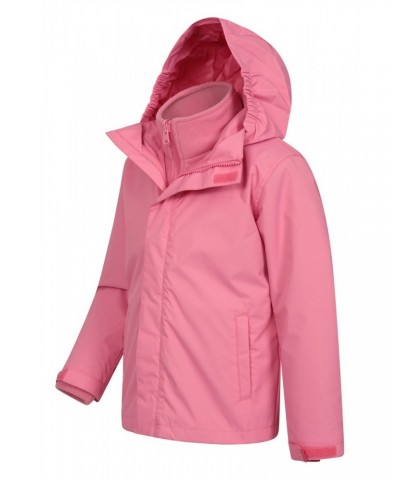 Fell Water-resistant Kids 3 in 1 Jacket Light Pink $23.32 Jackets