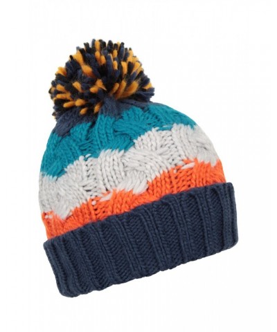 Chunky Knit Kids Winter Accessories Set Navy $15.59 Accessories