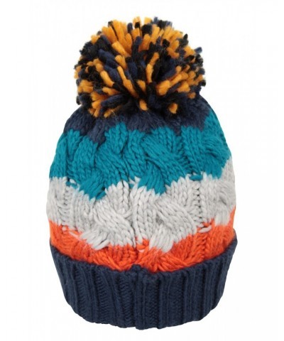 Chunky Knit Kids Winter Accessories Set Navy $15.59 Accessories