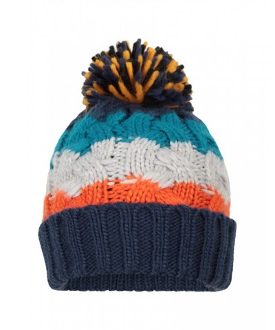 Chunky Knit Kids Winter Accessories Set Navy $15.59 Accessories