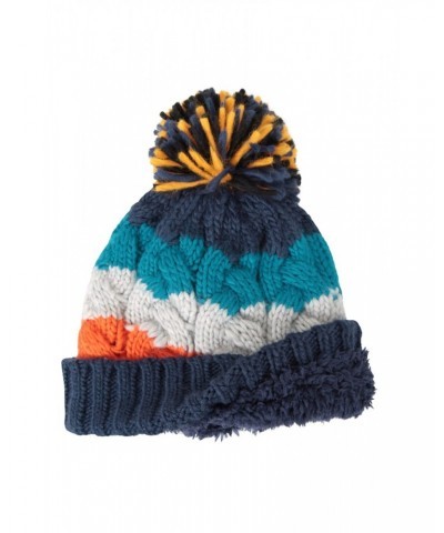 Chunky Knit Kids Winter Accessories Set Navy $15.59 Accessories