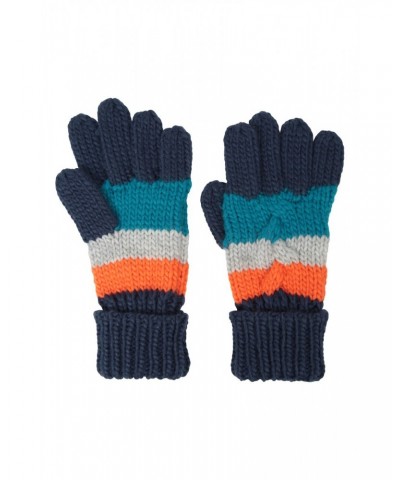 Chunky Knit Kids Winter Accessories Set Navy $15.59 Accessories