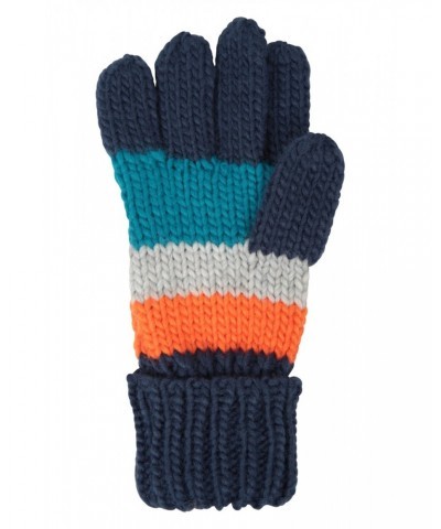 Chunky Knit Kids Winter Accessories Set Navy $15.59 Accessories