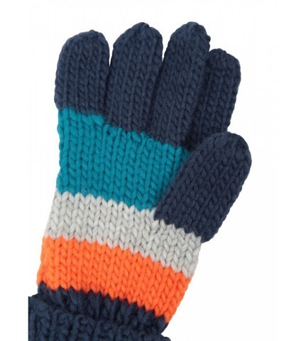 Chunky Knit Kids Winter Accessories Set Navy $15.59 Accessories